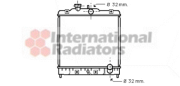 25002075 chladič 1.6i / ESi / VETEC [352*347*27] VALEO, DENSO, BEHR-HELLA... VAN WEZEL