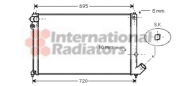 40002179 chladič 1.9SD (+AC) [630*415*34] VALEO, DENSO, BEHR-HELLA... VAN WEZEL