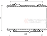 53002666 chladič 4.6i (+A,±AC) VAN WEZEL