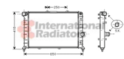 73002079 chladič 2.0i 20V (i Kombi) (+AUT±AC), 1.9JTD (i Kombi) (+AC) [580*400*45] VAN WEZEL