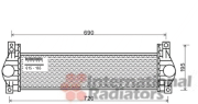 81004093 Chladič turba VAN WEZEL