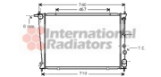 82002050 8/97-7/03 chladič 2.4i 8V (+AUT±AC) [650*445*18] 82002050 VAN WEZEL