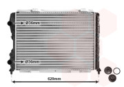 01002056 chladič 2.0i 16V TS (±AC), 2.0i 24V Turbo (±AC), 3.0i 12V/24V (±AC), [554*412*24] 01002056 VAN WEZEL