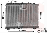 02002153 chladič 2.0D AC, 2.0Di AC, 2.0TD AC 32250032 VAN WEZEL