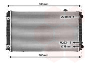 03002099 6/94-8/94 chladič 2.8i 12V (+AUT±AC), 4.2i 32V Quattro (+AUT±AC) [720*440*43] 03002099 VAN WEZEL