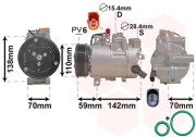 0300K402 3/12- kompresor klimatizace 2.0TDi 0300K402 VAN WEZEL