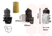 03013726 Olejový chladič, motorový olej *** IR PLUS *** VAN WEZEL