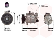 0301K702 kompresor klimatizace 3.0TFSi 0301K702 VAN WEZEL