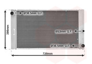 06002337 chladič 730d (+AUT±AC), 745d (+AUT±AC) [610*380*32] 06002337 VAN WEZEL