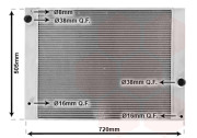 06002338 chladič 523i (+AUT±AC), 525i (+AUT±AC), 528i (+AUT±AC). 530i (+AUT±AC), 630i (+AUT±AC)  06002338 VAN WEZEL