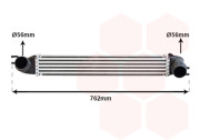 06004425 intercooler 1.6D, 2.0D [538*82*64] 06004425 VAN WEZEL