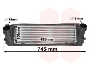 06004468 intercooler 3.0D (+A,±AC) 06004468 VAN WEZEL