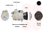 0600K226 kompresor klimatizace 525tds (výstup 13 mm) 0600K226 VAN WEZEL