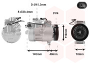 0600K317 kompresor klimatizace 520d, 745d 0600K317 VAN WEZEL