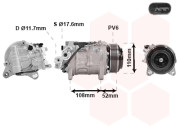 0600K601 kompresor klimatizace 520i, 530i, 540i, 520d, 525d, 530d, 540dx 0600K601 VAN WEZEL