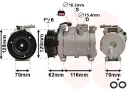 0700K109 kompresor klimatizace 2.5CRD, 2.8CRD 0700K109 VAN WEZEL