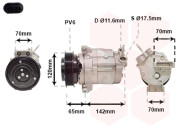 0800K063 kompresor klimatizace 2.4i, 2.2CDTi (typ ZEXEL) 0800K063 VAN WEZEL