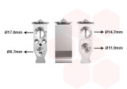 09001245 Expanzní ventil, klimatizace VAN WEZEL