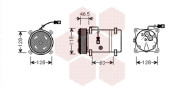 0900K158 Kompresor, klimatizace VAN WEZEL