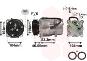 0900K161 kompresor klimatizace {orig. 6453.L5, 6453.FE} 0900K161 VAN WEZEL