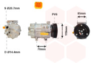 0900K253 kompresor klimatizace 2.0HDi, 2.0HDi FAP, 2.2HDi, 2.2 Hdi FAP 0900K253 VAN WEZEL