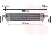 13004333 intercooler 1.5DCi, 2.0DCi [620*510*22] 13004333 VAN WEZEL