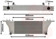 13014708 intercooler 3.0DCi 13014708 VAN WEZEL