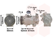 1501K703 kompresor klimatizace 1.2i 1501K703 VAN WEZEL