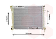 17002403 chladič 0.9i 8V (±AC), 1.0i 8V (±AC) 17002403 VAN WEZEL