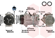 1700K366 kompresor klimatizace 2.3JTD, 3.0JTD typ SANDEN 1700K366 VAN WEZEL