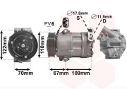 1700K408 Kompresor, klimatizace VAN WEZEL