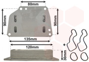 17013705 Olejový chladič, motorový olej *** IR PLUS *** VAN WEZEL