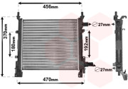 18002260 chladič 1.3i 8V +AC [380*363*27] 18002260 VAN WEZEL