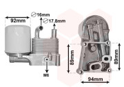 18003598 chladič oleje 1.8TDCi 18003598 VAN WEZEL