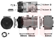 1800K322 kompresor klimatizace 2.0TDdi, 2.0TDCi, 2.2TDCi 1800K322 VAN WEZEL