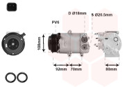 1800K415 kompresor klimatizace 2.0i 107 kW, 2.3i 1800K415 VAN WEZEL