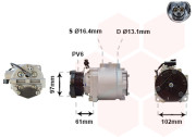 1800K436 1/07- kompresor klimatizace 1.8i 16V, 1.8TDCi 1800K436 VAN WEZEL