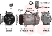 1800K468 kompresor klimatizace 1.6TDCi 1800K468 VAN WEZEL