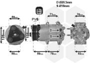 1800K571 kompresor klimatizace 1.25i, 1.4i, 1.6Ti 1800K571 VAN WEZEL