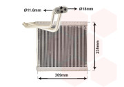 1800V493 Výparník, klimatizace VAN WEZEL