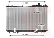 25002114 chladič 1.4i 16V (+AUT±AC), 1.6i 16V (+AUT±AC), 1.7i 16V (+AUT±AC) [658*350*16] 25002114 VAN WEZEL