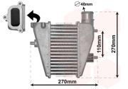 25014700 intercooler 2.2CDTi 25014700 VAN WEZEL