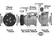 2700K219 kompresor klimatizace pro benzínové motory 2700K219 VAN WEZEL