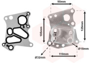 30003701 VAN WEZEL chladič oleje 1.8 CGi 30003701 VAN WEZEL