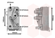 30003714 Chladič oleje, automatická převodovka VAN WEZEL