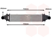 30004525 intercooler 1.6i 16V, 2.2CDi, 3.0CDi [625*128*62] 30004525 VAN WEZEL