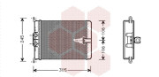30006187 Výměník tepla, vnitřní vytápění VAN WEZEL