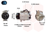 3000K351 kompresor klimatizace E240, E320, E500 3000K351 VAN WEZEL