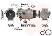 3000K404 kompresor klimatizace 160CDi (±AUT), 180CDi (±AUT), 200CDi (±AUT) 3000K404 VAN WEZEL