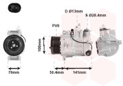 3000K431 kompresor klimatizace ML 280CDI, ML 320CDI, ML 420CDI 3000K431 VAN WEZEL